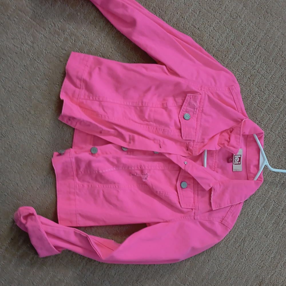 LEI Hot Pink Collared Shirt